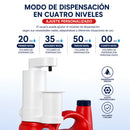 Dispensador Automático de Detergente Líquido y suavizante con Sensor Inteligente. Dosificador eléctrico para lavandería. Color blanco.