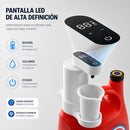 Dispensador Automático de Detergente Líquido y suavizante con Sensor Inteligente. Dosificador eléctrico para lavandería. Color blanco.