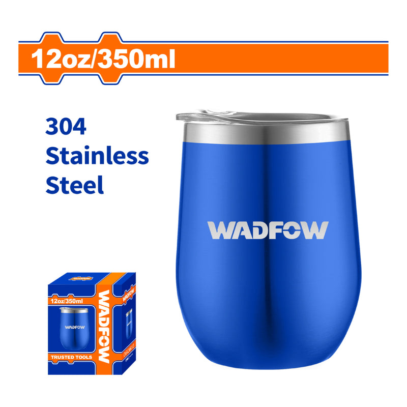 Vaso Térmico De Acero Inoxidable 304 Para Agua y Bebidas 12 Oz (350ml). Doble Aislamiento Al Vacío, Azul (78x116mm)