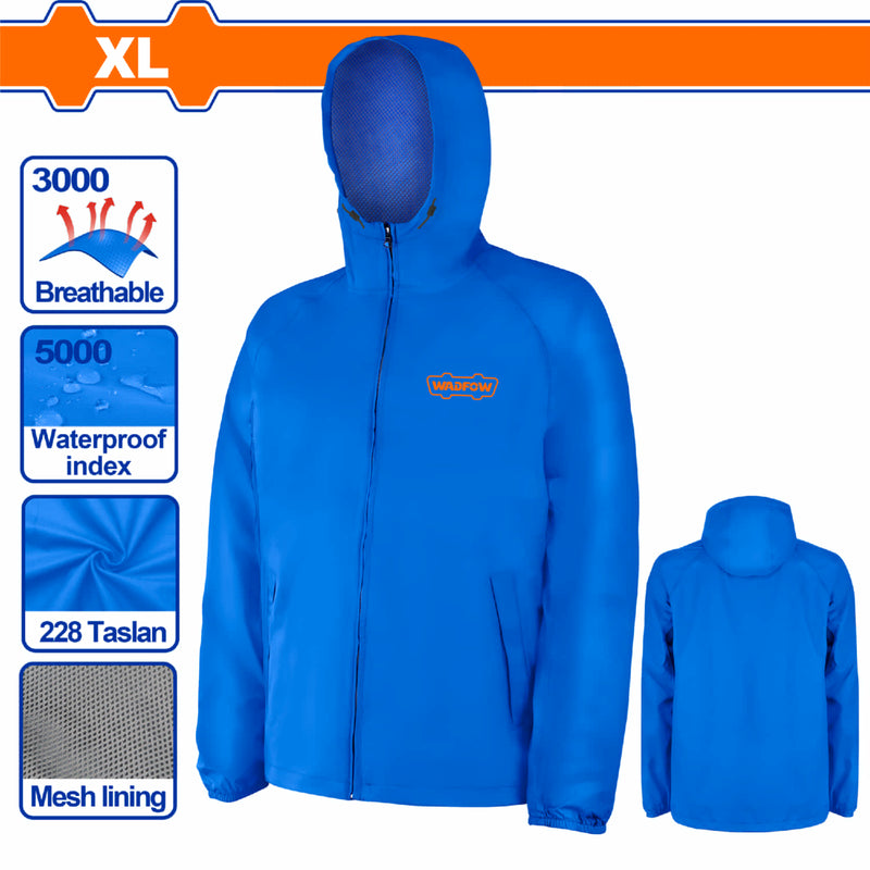 Chaqueta Cortavientos Talla XL Material: Taslan 228 con forro de malla Transpirable. Waterproof. Jacket para Motorizado.
