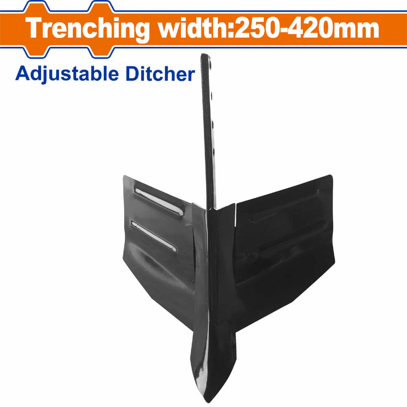 Zanjadora ajustable para Cultivador Ancho de zanja 250-420 mm Compatible WTL2A75, WTL2A100, WTL3A100, WTL3A135,WTL3A135D