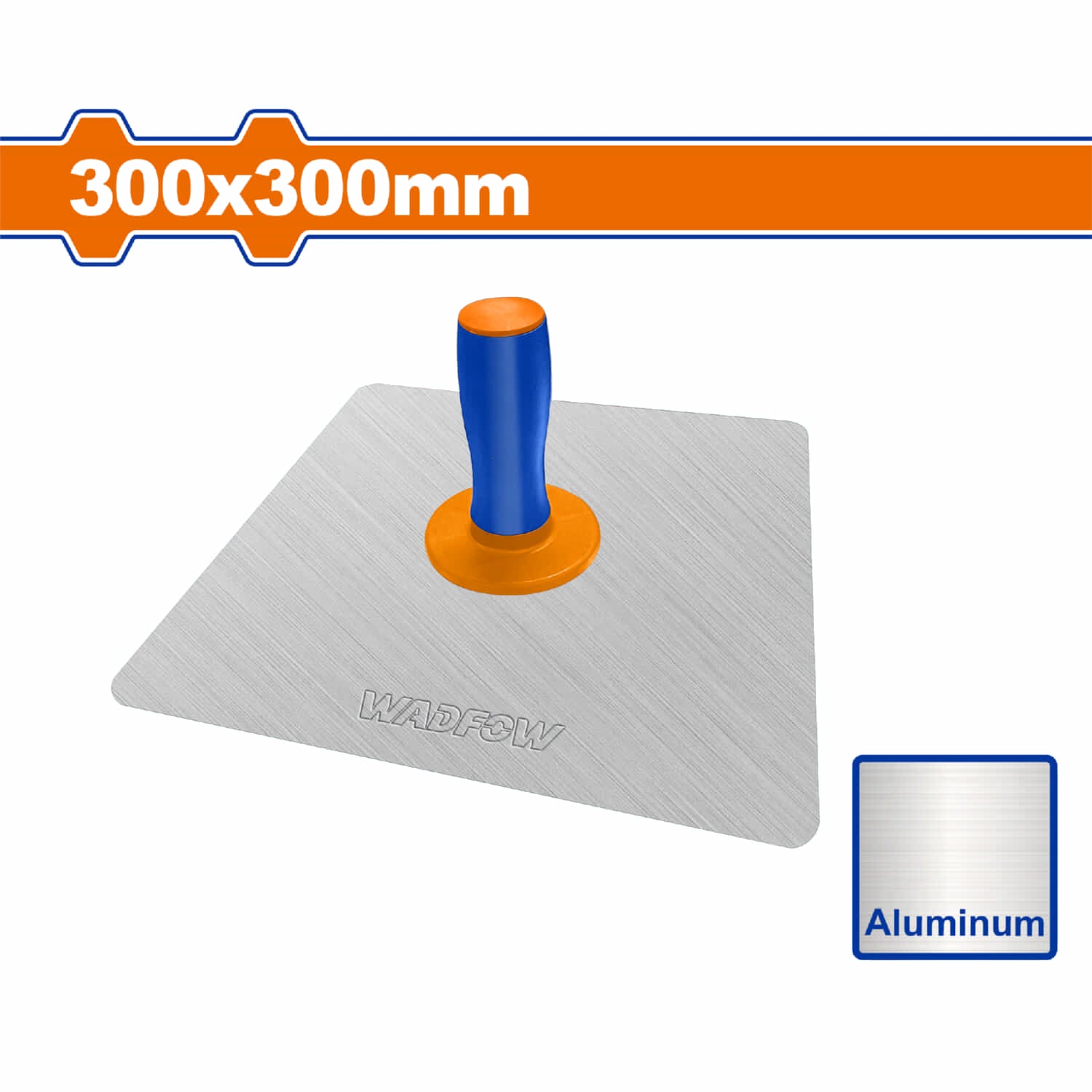 Paleta de Aluminio para Gypsum 300x300mm Mango de Plástico. Halcon de Yeso. Bandeja para Gyspum drywall pastear pasteo