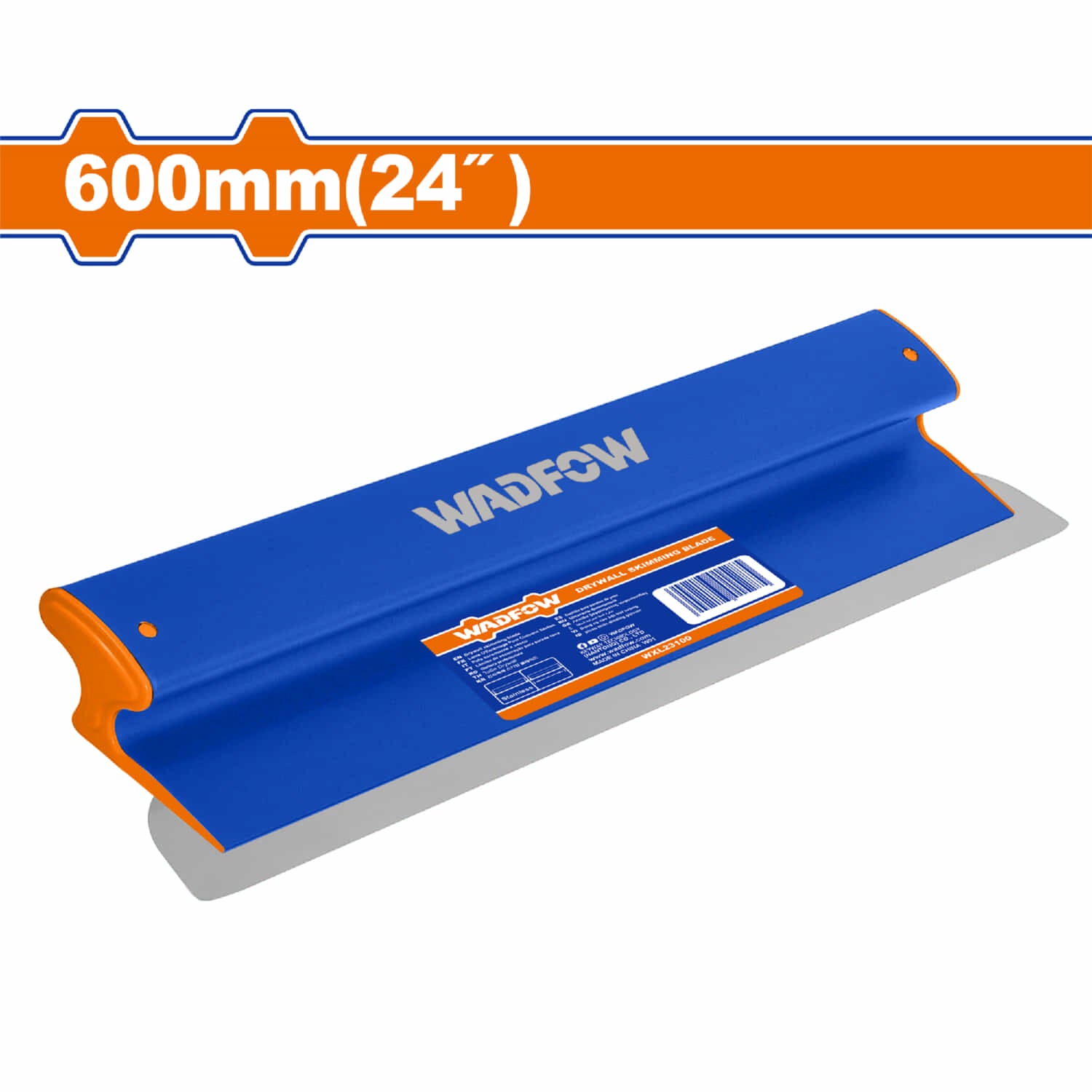 Cuchilla para raspar paneles de Yeso Drywall 600mm (24") Acero Inoxidable Grosor 0.5mm