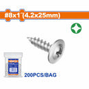 Tornillos autoroscantes. Phillips. Cabeza Truss.