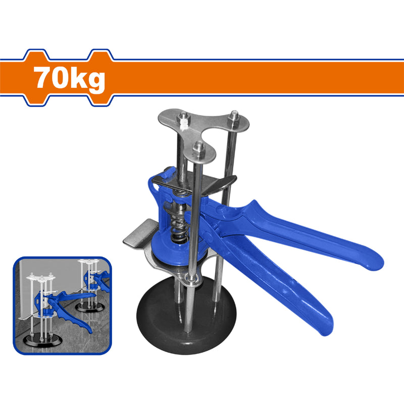 Nivelador de Azulejos de 70kg Diámetro: 8mm Altura Ajustable: 100mm. Ideal para estabilidad. Con chupas para nivelacion