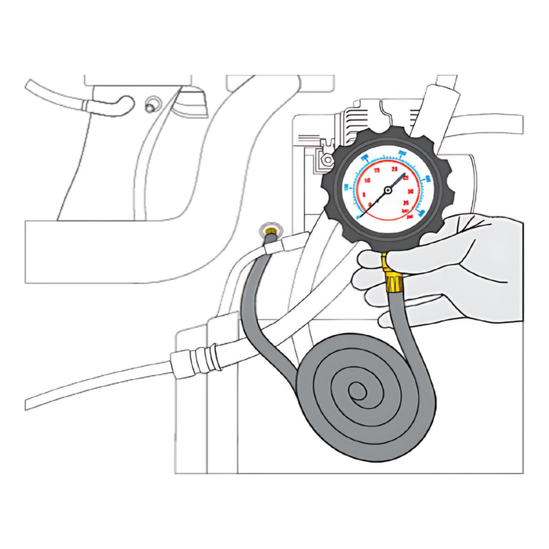 Kit De Prueba De Presión De Aceite. Prueba De Presión De La Bomba De Aceite Y También Dispositivos De Advertencia Baja. Set de 12 piezas.