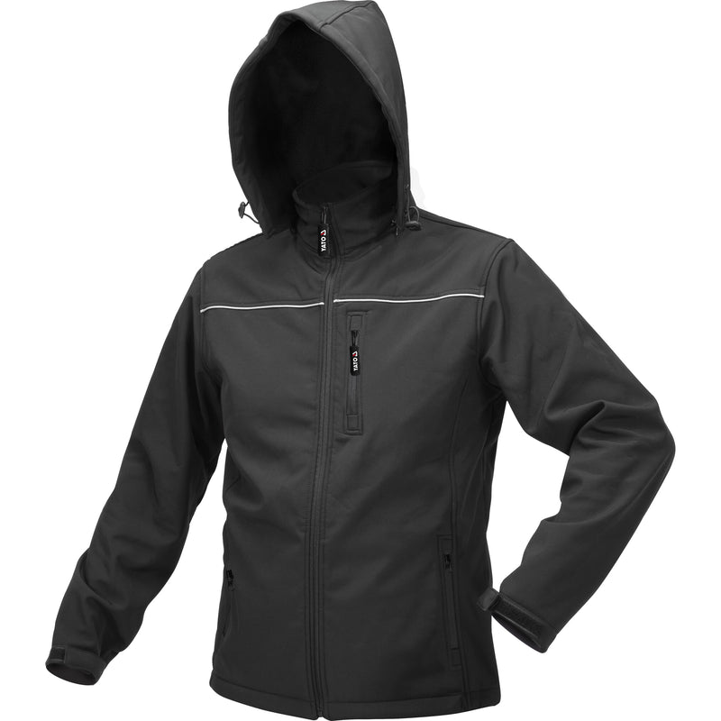 Chaqueta de trabajo Softshell Impermeable con capucha Talla L