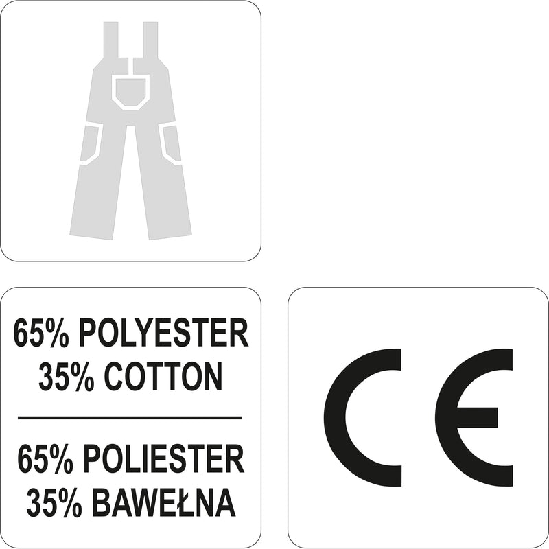 Bragas overol de trabajo PRO Pantalón Pechera