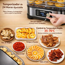 Máquina deshidratadora eléctrica de alimentos 400W.