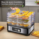 Máquina deshidratadora eléctrica de alimentos 400W.