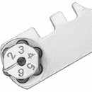 Cortador vidrio con mango de madera 6 ruedas de corte. 130mm