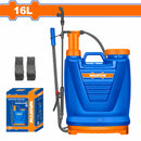 Fumigadora asperjadora rociador manual mochila para uso agrícola 16L. Boquilla ajustable.