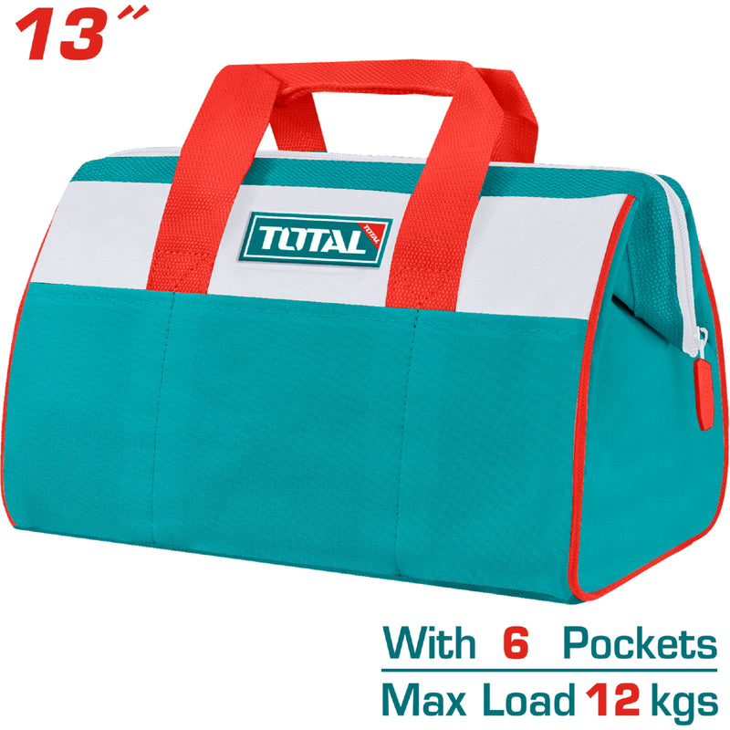 Bolsa de herramientas de 6 bolsillos. 13"
