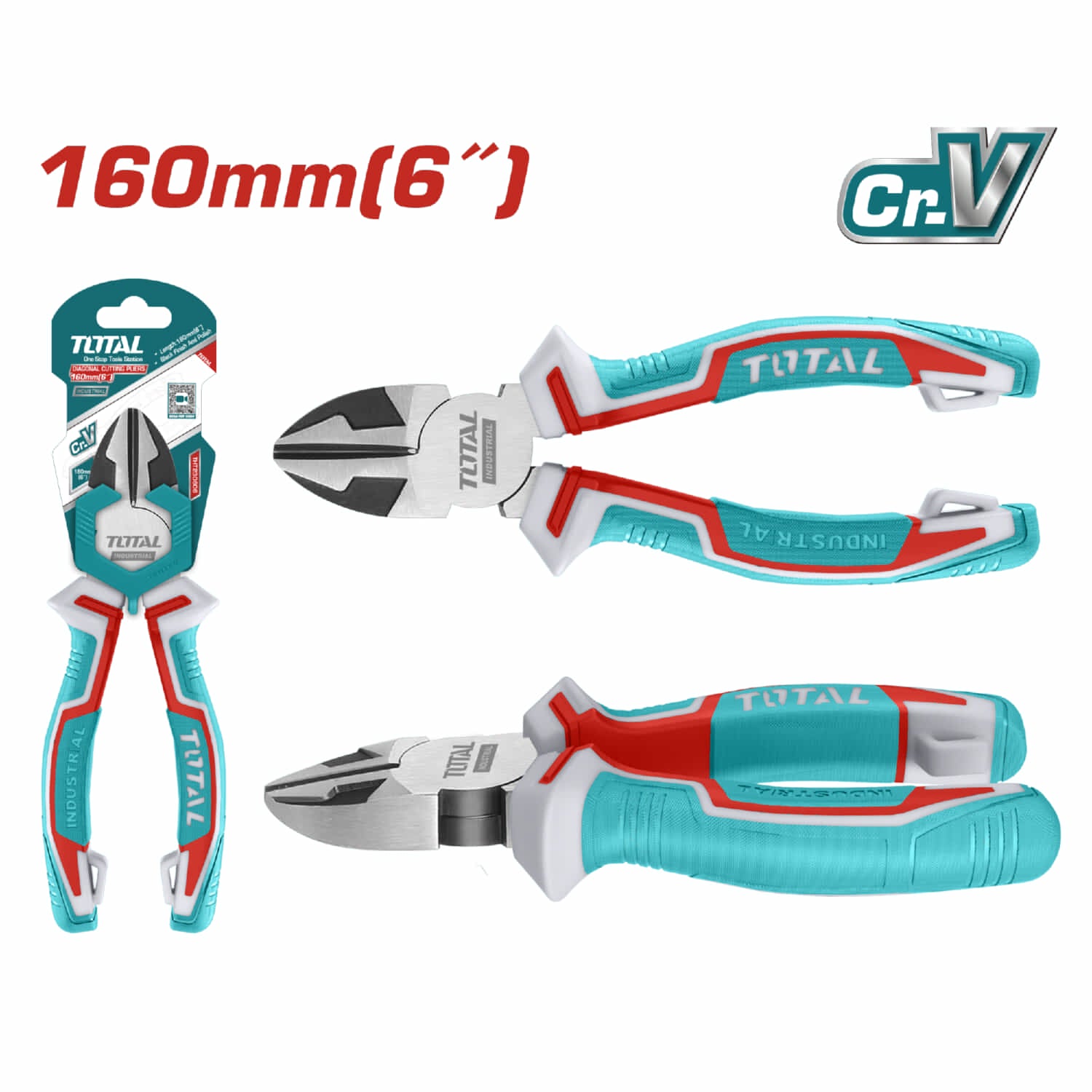 Alicates de corte diagonal 6"/160mm Cr-V.