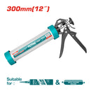 Pistola calafateadora de silicon de 12" PARA SALCHICHA Y TUBO 2 EN 1 aluminio 305x54mm. Alta calidad