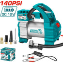 Compresor De Aire Automatico. DC 12V. Corriente 10 A. Presion Max. 140 PSI ( 10 Bar ).