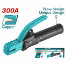 Porta Electrodo TOTAL. Corriente Nominal 300 A. Adecuado para la Maquina de Soldar MMA TOTAL.