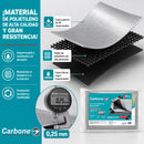 Lona multiusos reforzada de polietileno. Gruesa 180 g/m2 Gris/Negro