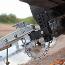 Acoplador para Remolque Universal 2 Pulgadas con Cierre Ajustable. Enganche de Acero Galvanizado para bola de enganche.