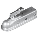 Acoplador para Remolque Universal 2 Pulgadas con Cierre Ajustable. Enganche de Acero Galvanizado para bola de enganche.