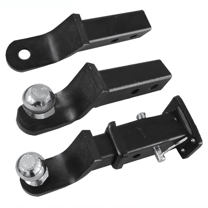 Enganche de Remolque Universal 50 mm para Camioneta y SUV. Acoplador para trailer. Bola Cromada y Acero Reforzado 2”.