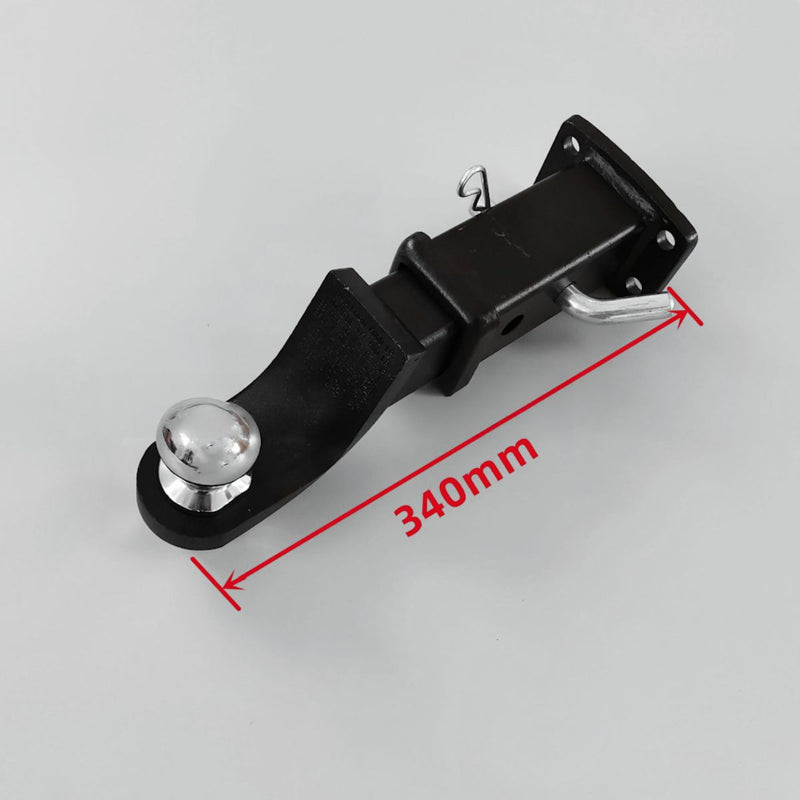 Enganche de Remolque Universal 50 mm para Camioneta y SUV. Acoplador para trailer. Bola Cromada y Acero Reforzado 2”.