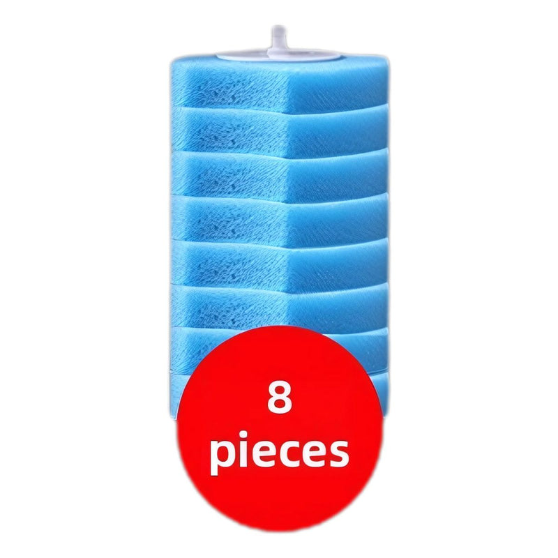 Cabezales de Repuesto para Cepillo de inodoro. (Pack de 8 unidades). Compatibles con AB1459.