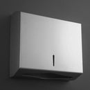 Dispensador de Papel Toalla con llave para Pared. Portapapel de acero inoxidable para baño. Caja de papel de mano.