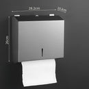 Dispensador de Papel Toalla con llave para Pared. Portapapel de acero inoxidable para baño. Caja de papel de mano.