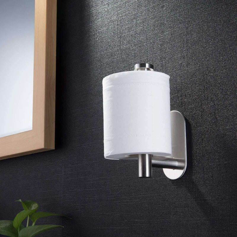 Portarrollos de Papel Higiénico en Acero Inoxidable. Montaje Autoadhesivo.