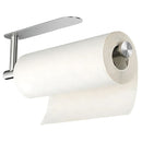 Soporte para Paños y Rollos de papel toalla cocina de Acero Inoxidable. Adhesivo para cocina o baño.