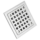 Drenaje Cuadrado 4" Para Ducha, Desagüe De Piso De Acero Inoxidable. 10x10 cm