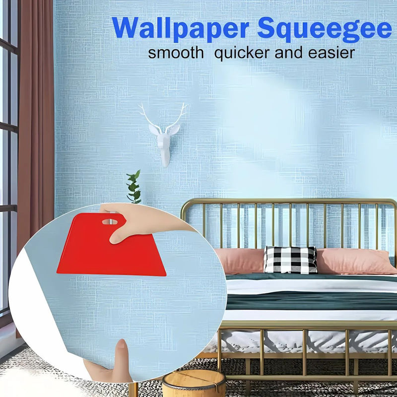 Herramientas para rotular y Aplicar Papel ahumado en autos. Set de 10 piezas para Instalación de Vinilo, Papel Tapiz y Polarizado. Kit de Corte, Medición y Alisado.