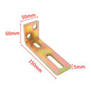Soporte en L de Montaje para Riel de Guía de Portón Corredizo 15cm Acero Reforzado para portones