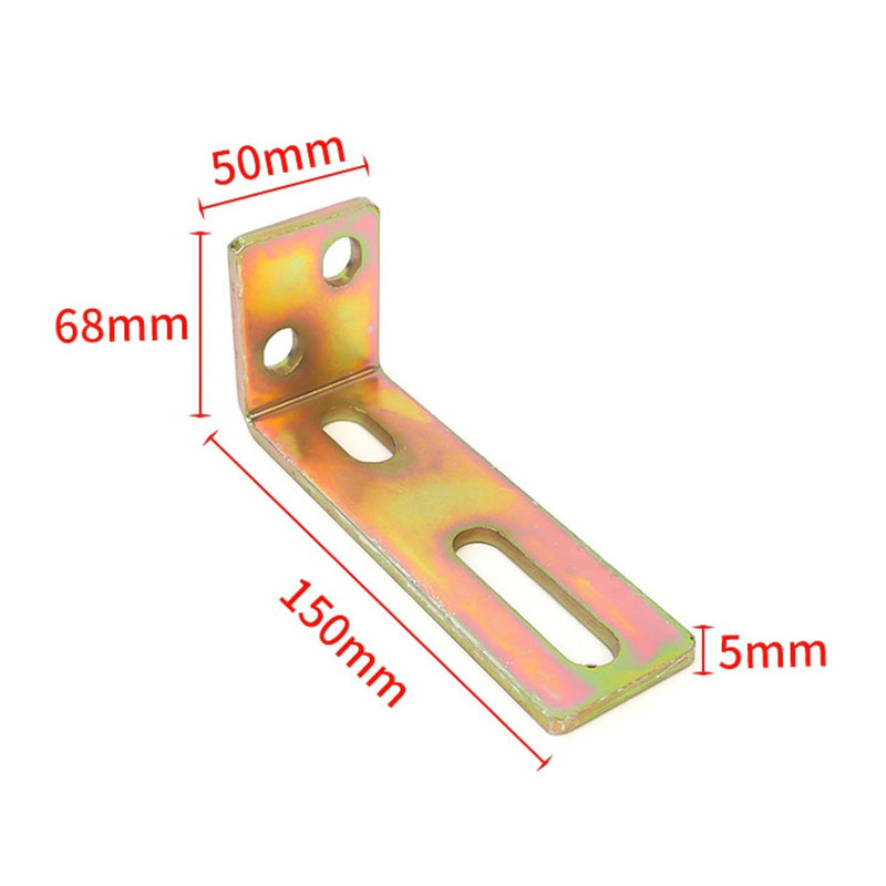 Soporte en L de Montaje para Riel de Guía de Portón Corredizo 15cm Acero Reforzado para portones