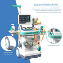 Juguete de Carrito de Médico Infantil con Sonido y Luz. Juego de Doctor Completo con Accesorios. (Set de 26 piezas)