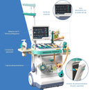 Juguete de Carrito de Médico Infantil con Sonido y Luz. Juego de Doctor Completo con Accesorios. (Set de 26 piezas)