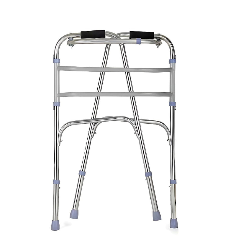 Andadera de Aluminio Plegable y Ajustable para Adultos mayores. Andador Ortopédico.