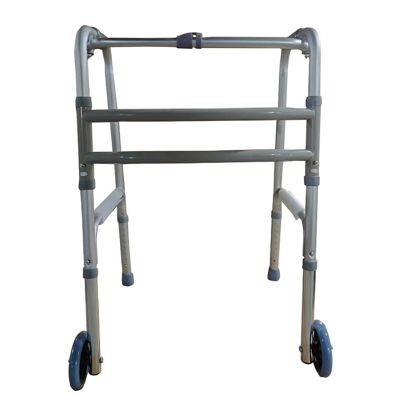 Andadera Para Adultos mayores, Plegable y Ajustable Con Ruedas Delanteras. Andador Ortopédico con Ruedas.