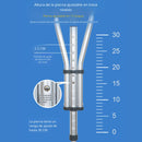 Muletas de Aluminio Ajustables para Adultos y Adolescentes – Altura Regulable 1.4 a 2.0 m.