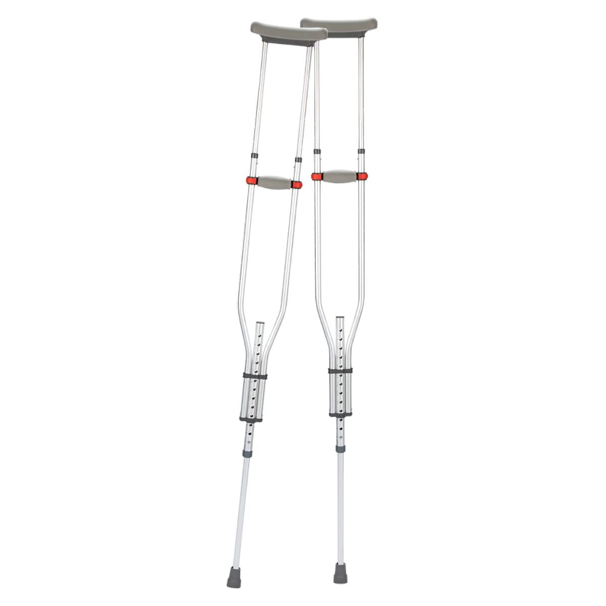 Muletas de Aluminio Ajustables para Adultos y Adolescentes – Altura Regulable 1.4 a 2.0 m.