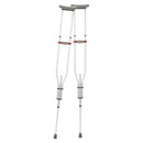 Muletas de Aluminio Ajustables para Adultos y Adolescentes – Altura Regulable 1.4 a 2.0 m.