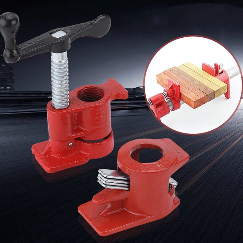 Sargento De Carpintería 1/2" (4 Puntos). Abrazadera Profesional De Hierro Fundido Para Equipos. Presa Resistente para Madera.