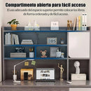 Escritorio con Estantería y Cajones 120x45x164cm. Mueble Multifuncional para Oficina o Dormitorio.