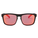 Gafas De Sol Polarizadas UV400 Lentes De Sol. Color rojo con negro.