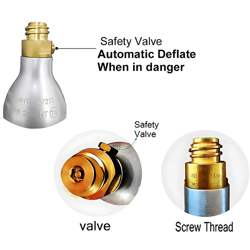 Recarga de gas CO2. Cilindro compatible con maquina de agua con gas AB576. Estilo SodaStream Soda Maker