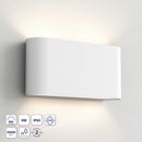 Lámpara de Pared Exterior LED Blanca 6W, 600 Lumens, 3000K Cálida: Iluminación Eficiente. Luminaria