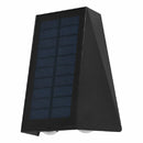 Lámpara de pared solar LED 6W 500lm, 3000K ,4000K, 6500K, 160x120x85mm. Batería 3.7V/1500mAh. Luz solar para exteriores.