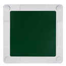 Mesa de Dominó Plegable con Superficie Antideslizante Verde. Mesa de Juego Portátil con Patas Metálicas Para Cartas y Juegos de Mesa. (88x88x74cm)