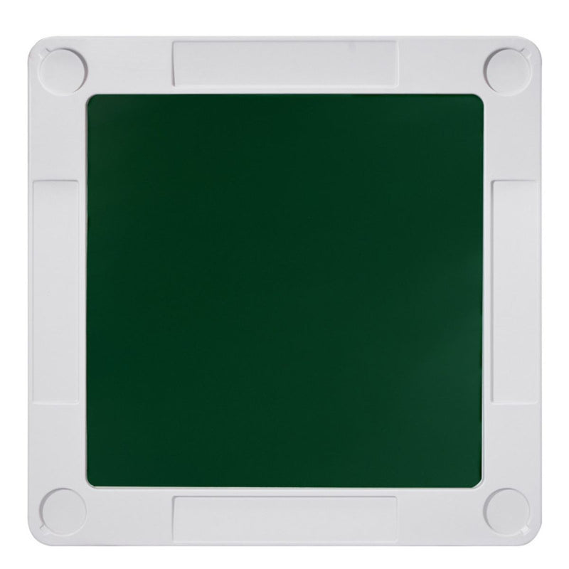 Mesa de Dominó Plegable con Superficie Antideslizante Verde. Mesa de Juego Portátil con Patas Metálicas Para Cartas y Juegos de Mesa. (88x88x74cm)